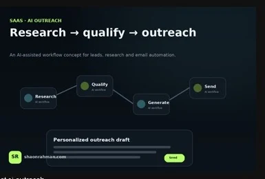 AI Outreach SaaS project preview